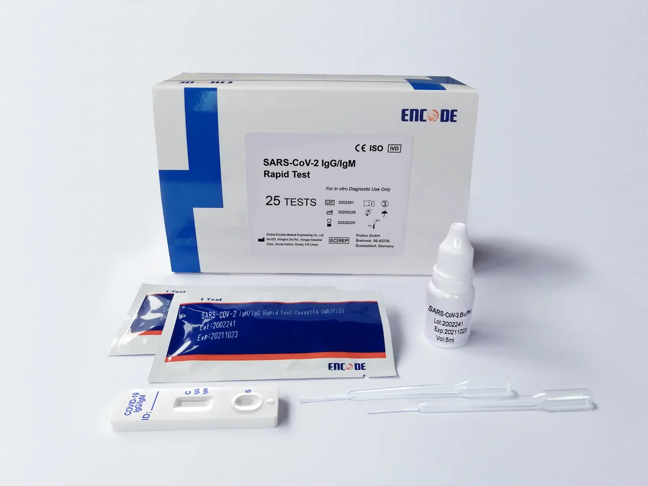 замовити, купити Швидкий тест на коронавірус SARS-COV-2 від ENCODE за низькою ціною в Україні